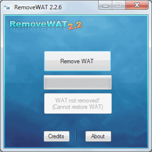  Windows RemoveWAT