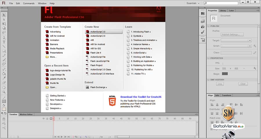   Adobe Flash Cs6 -  5