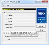 VeryPDF PDF2Word 3.1 Portable