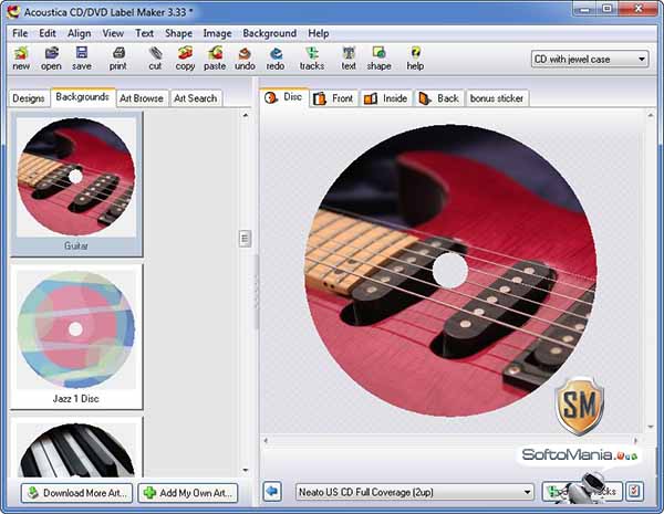 acoustica cd dvd label maker 3.33 key
