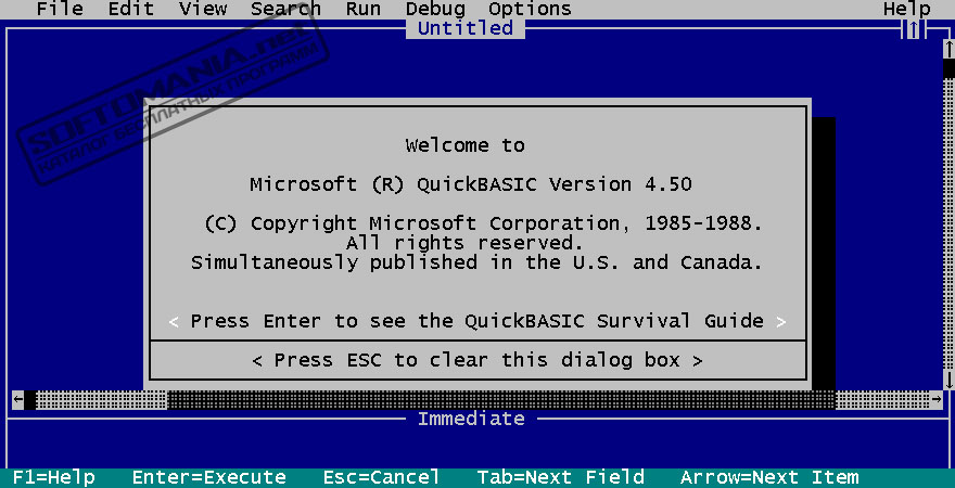 qbasic 4.5 for windows xp