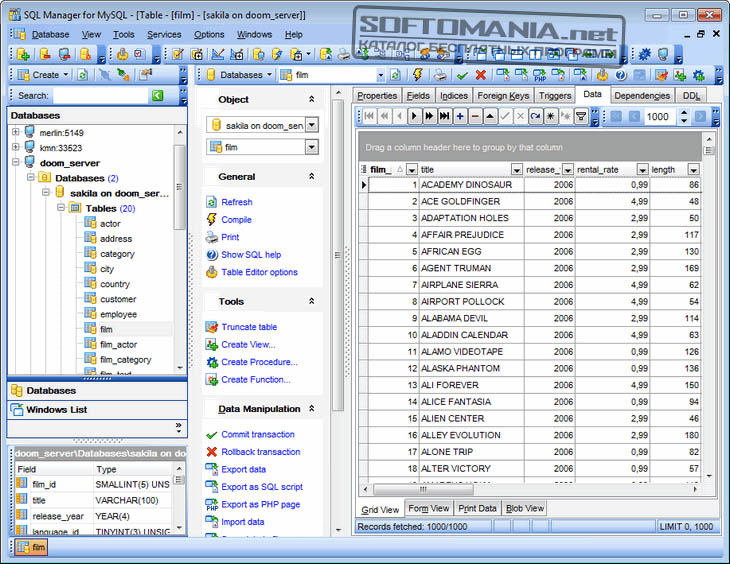 Программа данные фото. Программы для базы данных SQL. SQL Manager for MYSQL. MYSQL приложение. Ems SQL Manager.