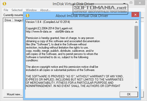 Imdisk. Image Disk Virtual Driver. IMDISK Virtual Disk Driver как пользоваться. IMDISK Toolkit.